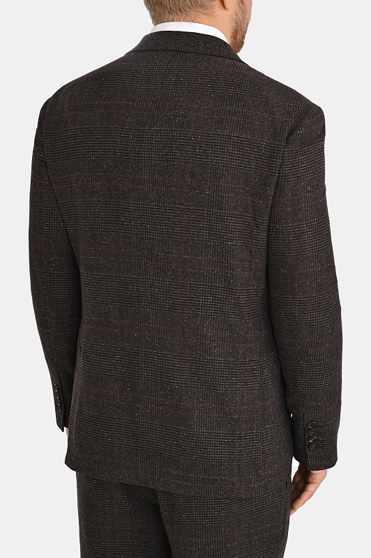 Костюм BRUNELLO  CUCINELLI Темно-коричневый Мужской MV464LDTH