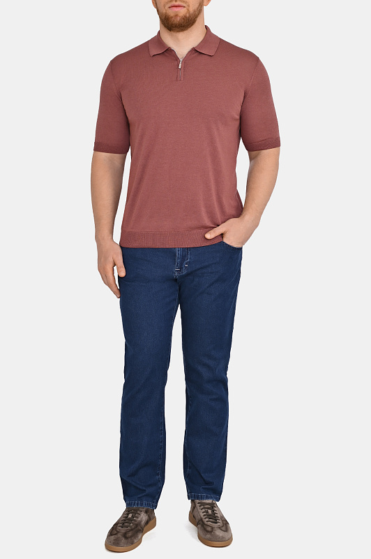 Поло CASTANGIA Бордовый Мужской DBPZ1-S26