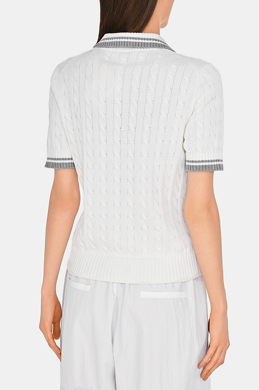 Поло BRUNELLO  CUCINELLI Белый Женский M19756505