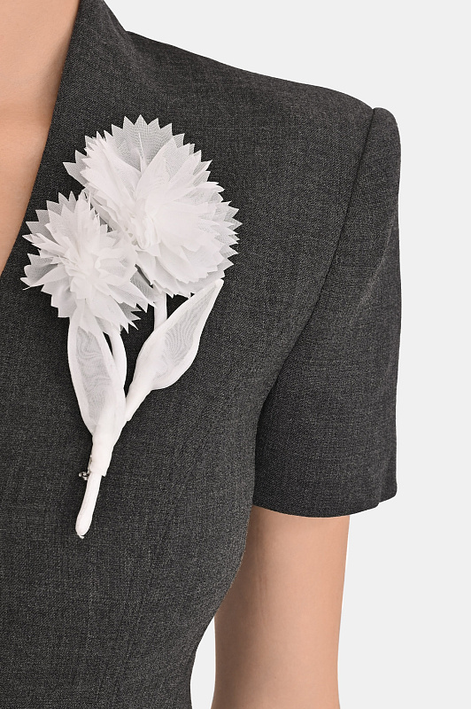 Платье SELF PORTRAIT  Темно-серый Женский RS26160MAGR