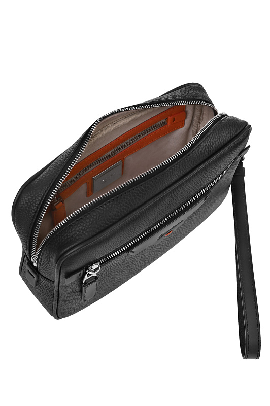 Клатч SANTONI Черный Мужской UFPGA2915FO-AITBN01