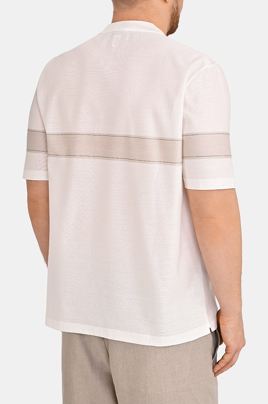 Футболка CANALI Белый Мужской T0943MJ02438