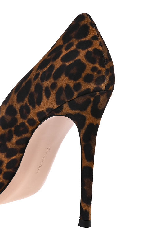 Туфли GIANVITO ROSSI Леопардовый Женский G28470.15RIC.CMDALLP