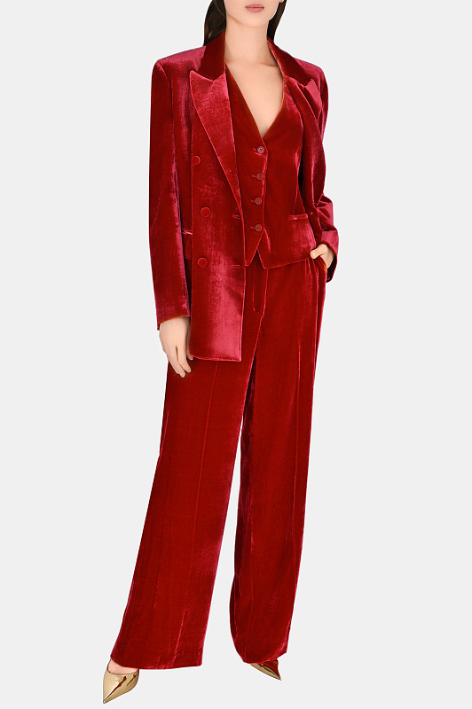 Жакет двубортный P.A.R.O.S.H. Красный Женский D420256 RELUR24