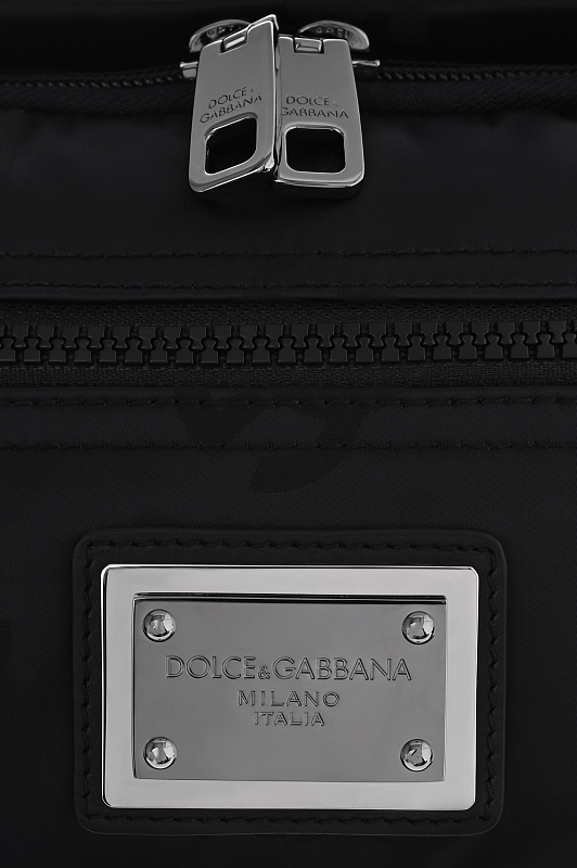 Сумка поясная DOLCE & GABBANA  Черный Мужской BM2218 AG184