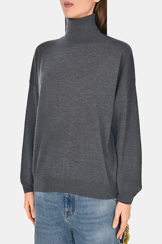 Свитер-водолазка из кашемира