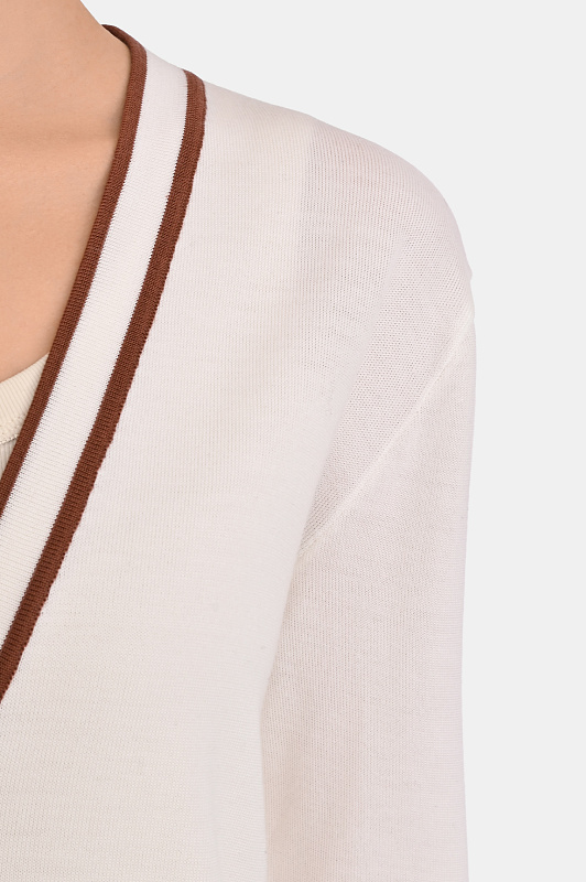 Кардиган KITON Коричневый Женский D6170102009