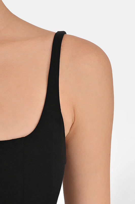 Платье JACQUEMUS Черный Женский DRW00231AW00350
