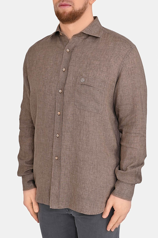 Рубашка STEFANO RICCI Коричневый Мужской MC008140 BX2922