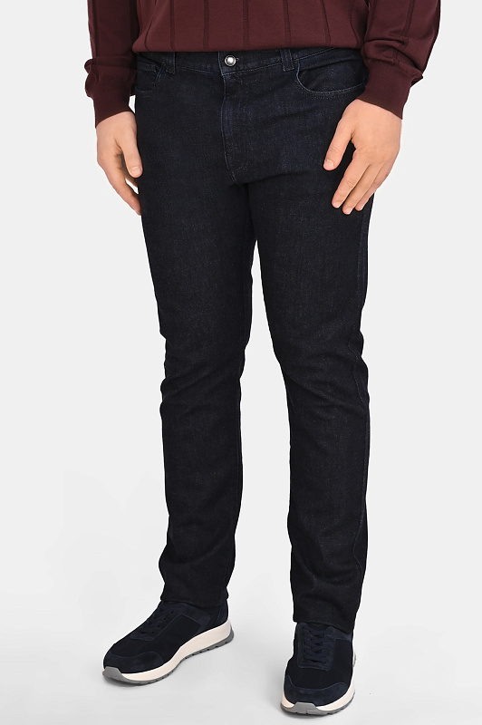 Джинсы slim CANALI Темно-синий Мужской PX01028 91719
