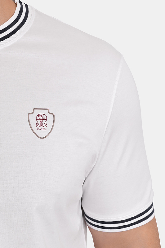 Футболка BRUNELLO  CUCINELLI Белый Мужской M0B131386T