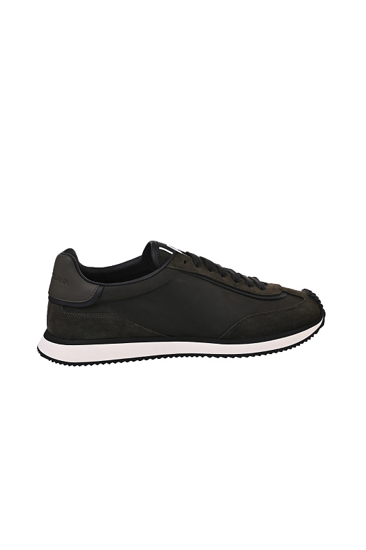 Кроссовки замшевые DOLCE & GABBANA  Темно-зеленый Мужской CS2288 A0126