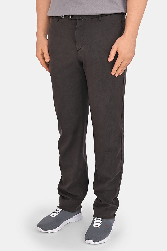 Брюки KITON Темно-коричневый Мужской UFPP79RK0606H