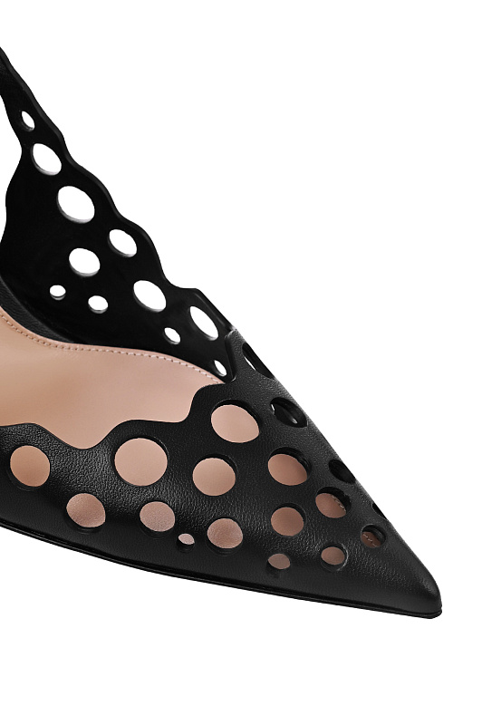 Босоножки GIANVITO ROSSI Черный Женский G95648.95RIC.NXFNERO