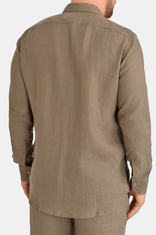 Рубашка KITON Зеленый Мужской UMCBUBAH096900 Рубашка KITON Зеленый Мужской UMCBUBAH096900