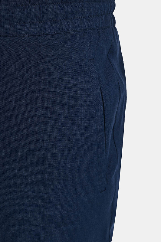 Шорты KITON Темно-синий Мужской UPN02H09690