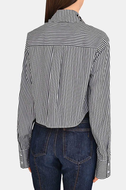 Блуза SPORTMAX Черно-белый Женский SPXQUAGGA 2612111011600