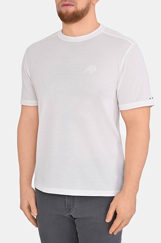 Футболка STEFANO RICCI Белый Мужской MNH6105150 DJ0011