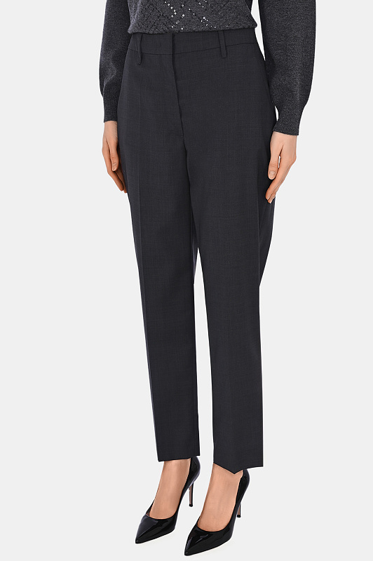 Брюки PRADA  Серый Женский P288D S 202