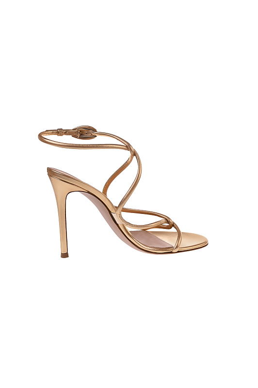 Босоножки GIANVITO ROSSI Золотой Женский G32533.15RIC.NIGMETR