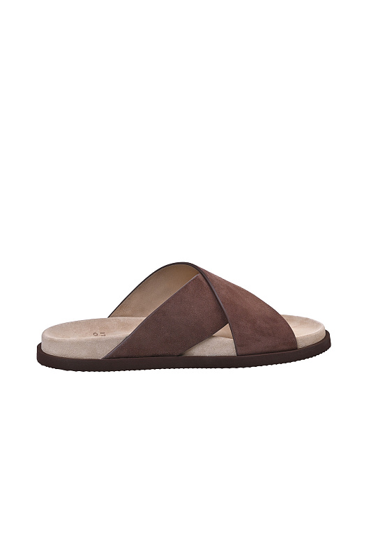 Пантолеты BRUNELLO  CUCINELLI Коричневый Мужской MZUSOLY327
