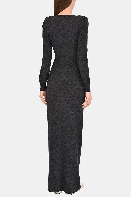 Платье P.A.R.O.S.H. Темно-серый Женский LIME25-D550920