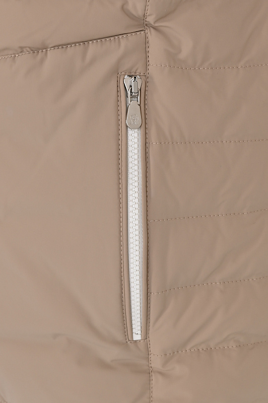 Жилет с воротником-стойкой BRUNELLO  CUCINELLI Бежевый Мужской MM4031913