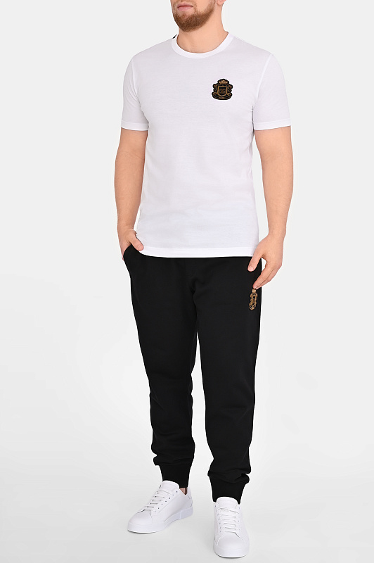 Брюки спорт DOLCE & GABBANA  Черный Мужской GP07TZ G7PZT