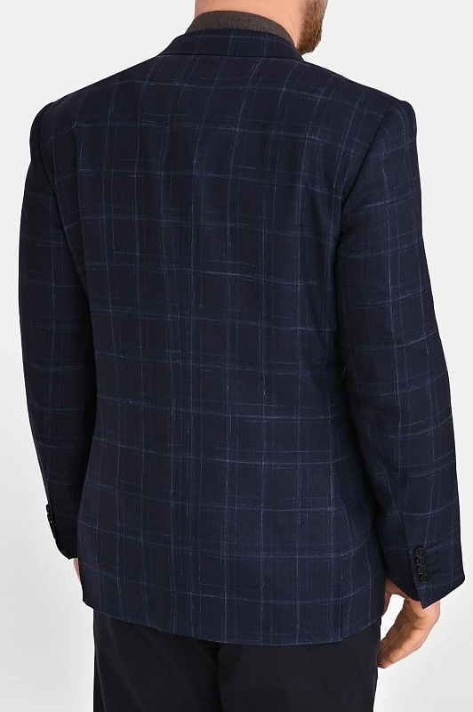 Пиджак CANALI Темно-синий Мужской 12486CF04384