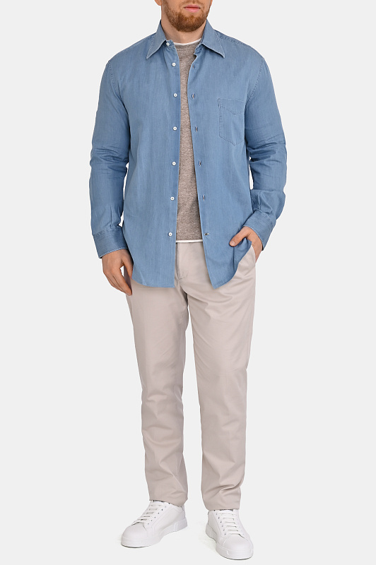 Футболка BRUNELLO CUCINELLI Бежевый Мужской MW8357427 Футболка BRUNELLO CUCINELLI Бежевый Мужской MW8357427
