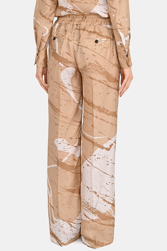 Брюки KITON Бежевый Женский D48122K0999G0500O