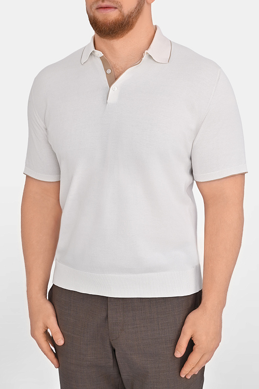 Поло CASTANGIA Молочный Мужской Q81.A649 HSW-S26