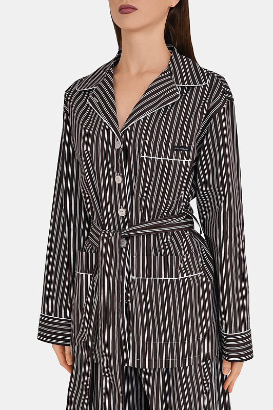 Блуза+пояс DOLCE & GABBANA  Белый Женский F5U33TFR51W