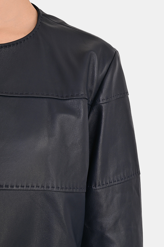 Куртка KITON Темно-синий Женский D61575K0949H01003