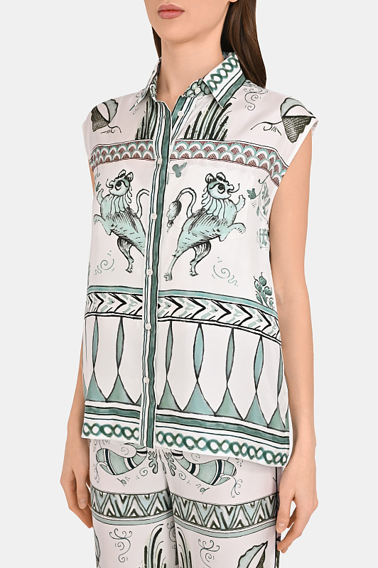 Топ FABIANA FILIPPI  Белый Женский CAD275F597