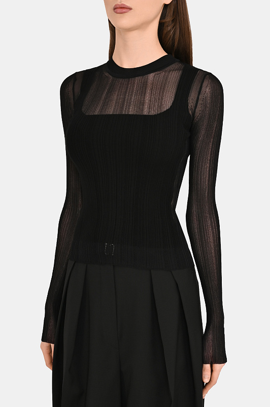 Джемпер SPORTMAX Черный Женский SPXBUONO 2612361071600