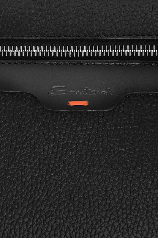 Клатч SANTONI Черный Мужской UFPGA2915FO-AITBN01