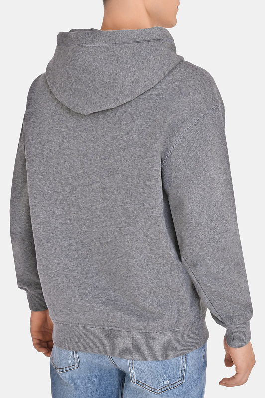 Худи DOLCE & GABBANA  Серый Мужской G9ZU0T G7F2G