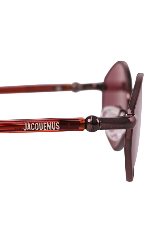 Очки+чехол и салф. JACQUEMUS Бордовый Unisex JAC160C2SUN/K