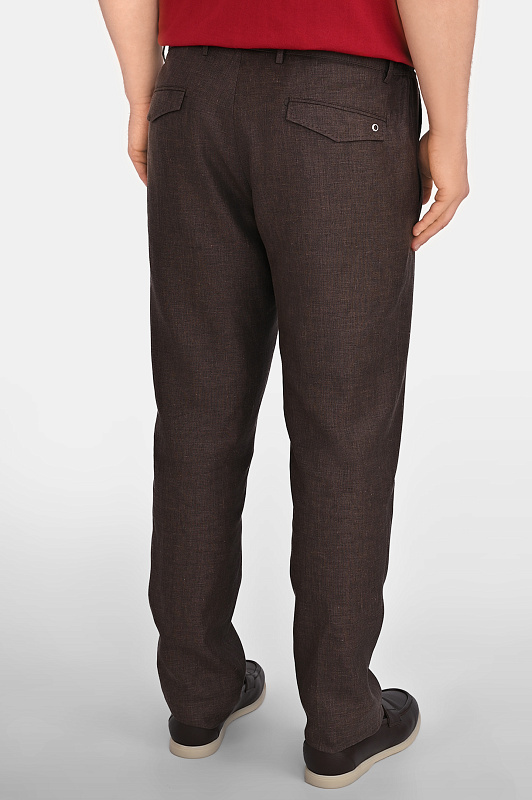 Брюки STEFANO RICCI Темно-коричневый Мужской M1T6100019 B127HA