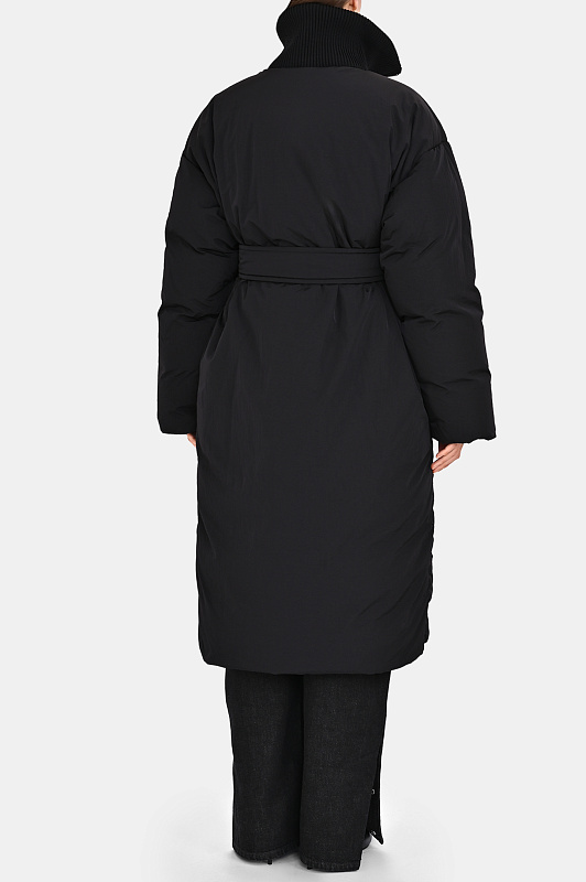 Пальто+пояс SPORTMAX Черный Женский CASARSA 2522496012600