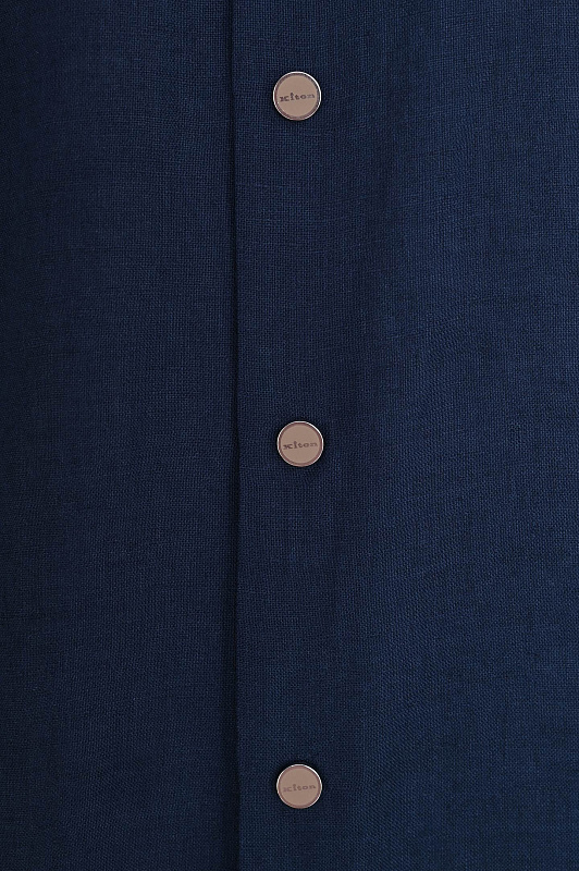 Рубашка KITON Темно-синий Мужской UMCNERHH09690