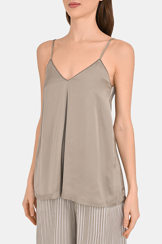 Топ FABIANA FILIPPI  Бежевый Женский TPD275F609L453