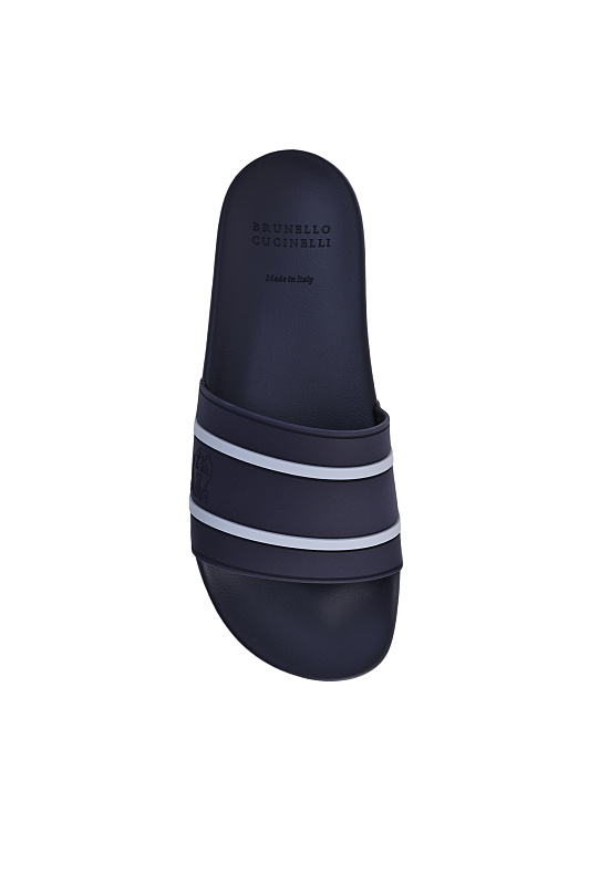 Шлепанцы BRUNELLO  CUCINELLI Синий Мужской MZUPOSR302