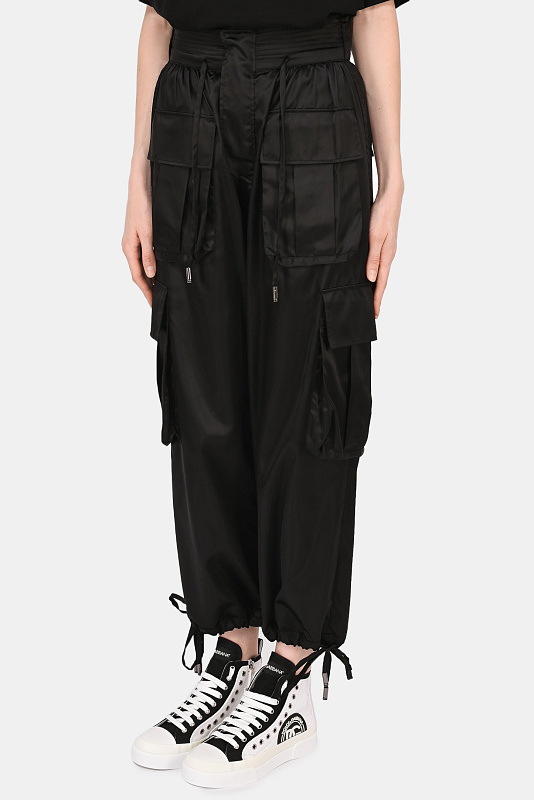 Брюки DOLCE & GABBANA  Черный Женский FTB8QT FUSOK