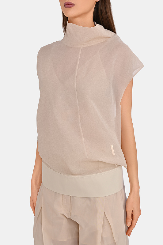 Блуза SPORTMAX Молочный Женский SPSGRADO 2612261023600 Блуза SPORTMAX Молочный Женский SPSGRADO 2612261023600