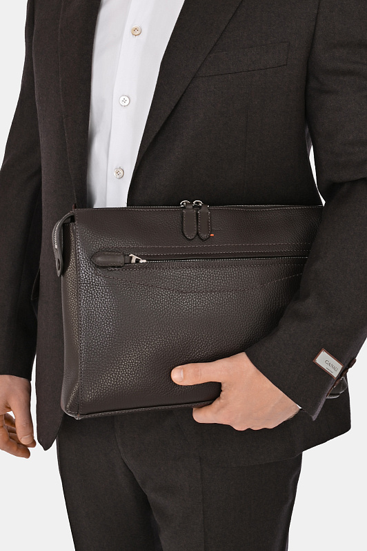 Папка SANTONI Темно-коричневый Мужской UFPGA2714EN-AVGP