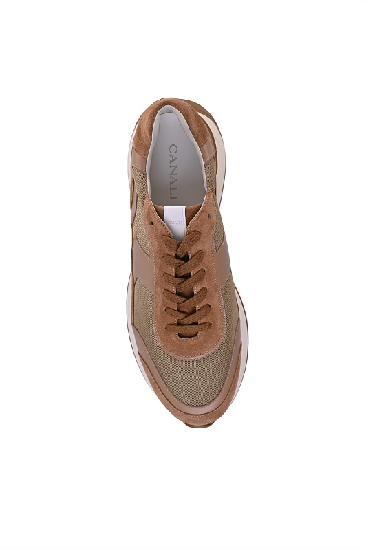 Кроссовки CANALI Коричневый Мужской RC01363 491232