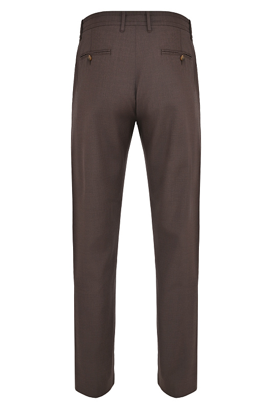 Брюки CANALI Темно-коричневый Мужской V91659AR03652