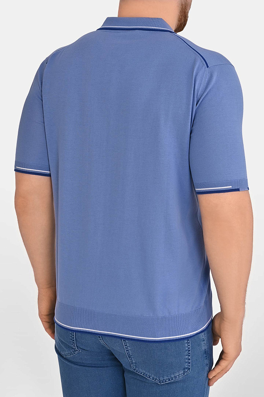 Поло STEFANO RICCI Голубой Мужской K313051P31 F26146